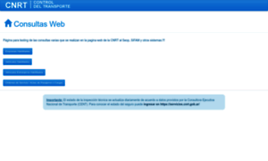 Consultapme.cnrt.gob.ar thumbnail