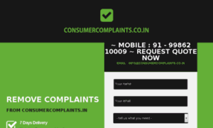 Consumercomplaints.co.in thumbnail
