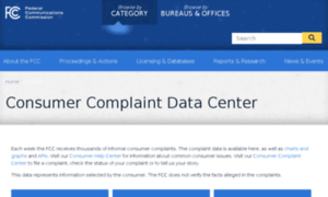 Consumercomplaintsdata.fcc.gov thumbnail