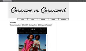 Consumerconsumed.blogspot.com thumbnail