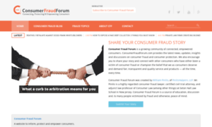 Consumerfraudforum.com thumbnail