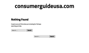 Consumerguideusa.com thumbnail