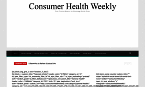 Consumerhealthweekly.com thumbnail