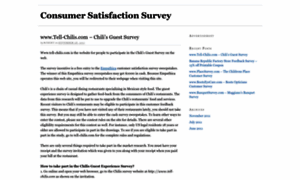 Consumersatisfactionsurvey.com thumbnail