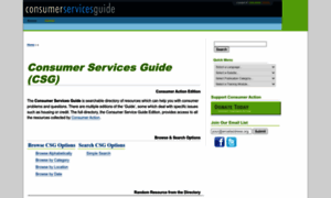 Consumerservicesguide.org thumbnail