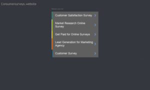 Consumersurveys.website thumbnail