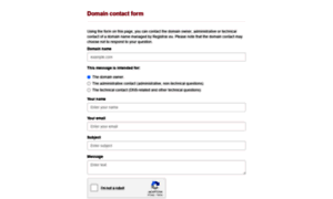 Contact-form.registrar.eu thumbnail