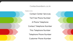 Contactnumbers.co.in thumbnail