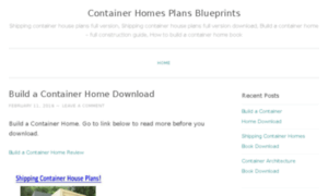 Containerhomesplansblueprints.wordpress.com thumbnail