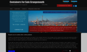 Containersforsalegrangemouth.co.uk thumbnail