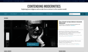 Contendingmodernities.nd.edu thumbnail