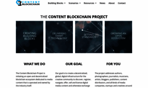 Content-blockchain.org thumbnail