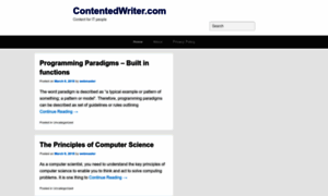 Contentedwriter.com thumbnail