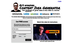 Contentideagenerator.com thumbnail