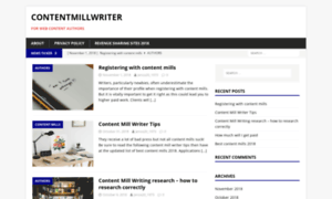 Contentmillwriter.com thumbnail