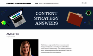 Contentstrategyanswers.com thumbnail