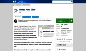 Context-menu-editor.en.lo4d.com thumbnail