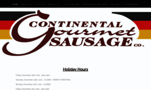 Continentalgourmetsausage.com thumbnail