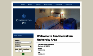 Continentalinncharlotte.net thumbnail