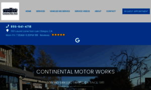 Continentalmotorworks.com thumbnail