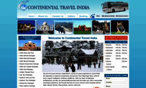 Continentaltouristindia.com thumbnail