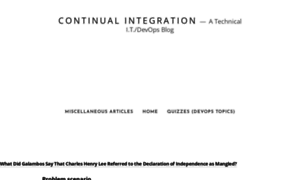 Continualintegration.com thumbnail