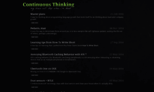 Continuousthinking.com thumbnail