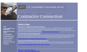 Contractorconnect.gpo.gov thumbnail