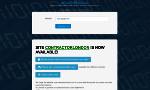 Contractorlondon.com.isdownorblocked.com thumbnail