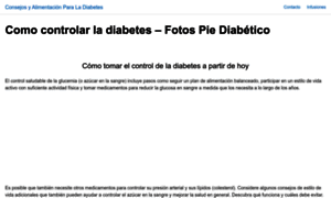 Controlaladiabetes.com thumbnail