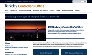 Controller.berkeley.edu thumbnail