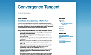 Convergencetangent.blogspot.com thumbnail