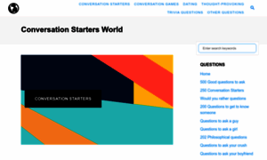 Conversationstartersworld.com thumbnail