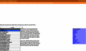 Conversion.jonsay.co.uk thumbnail