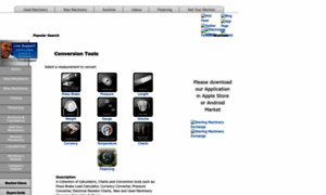 Conversiontools.sterlingmachinery.com thumbnail