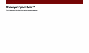 Conveyorspeedmax.com thumbnail