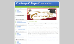 Convocation.chaitanyacolleges.com thumbnail