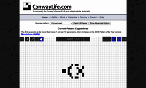 Conwaylife.com thumbnail