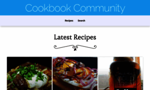 Cookbookcommunity.com thumbnail