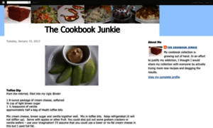 Cookbookjunkie.blogspot.com thumbnail