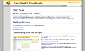 Cookbooks.opengrads.org thumbnail
