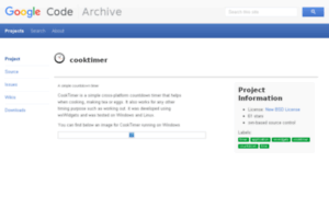 Cooktimer.googlecode.com thumbnail