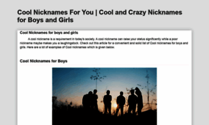 Cool-nicknames-for-you12.blogspot.com thumbnail