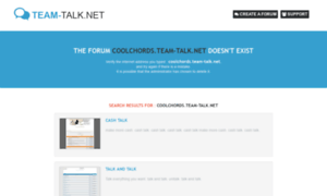 Coolchords.team-talk.net thumbnail