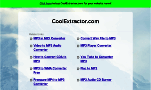 Coolextractor.com thumbnail