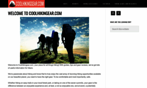Coolhikinggear.com thumbnail