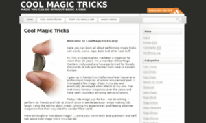 Coolmagictricks.org thumbnail