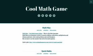 Coolmathgamesz.wordpress.com thumbnail