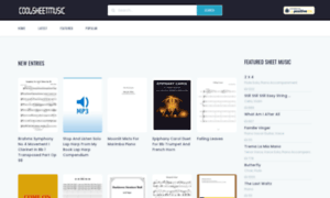 Coolsheetmusic.com thumbnail