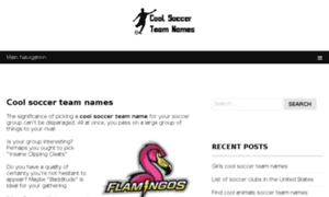 Coolsoccerteamnames.com thumbnail